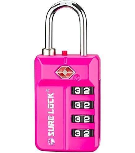 Candado Combinacion Locker Cerradas De Equipaje Aprobadas Por La