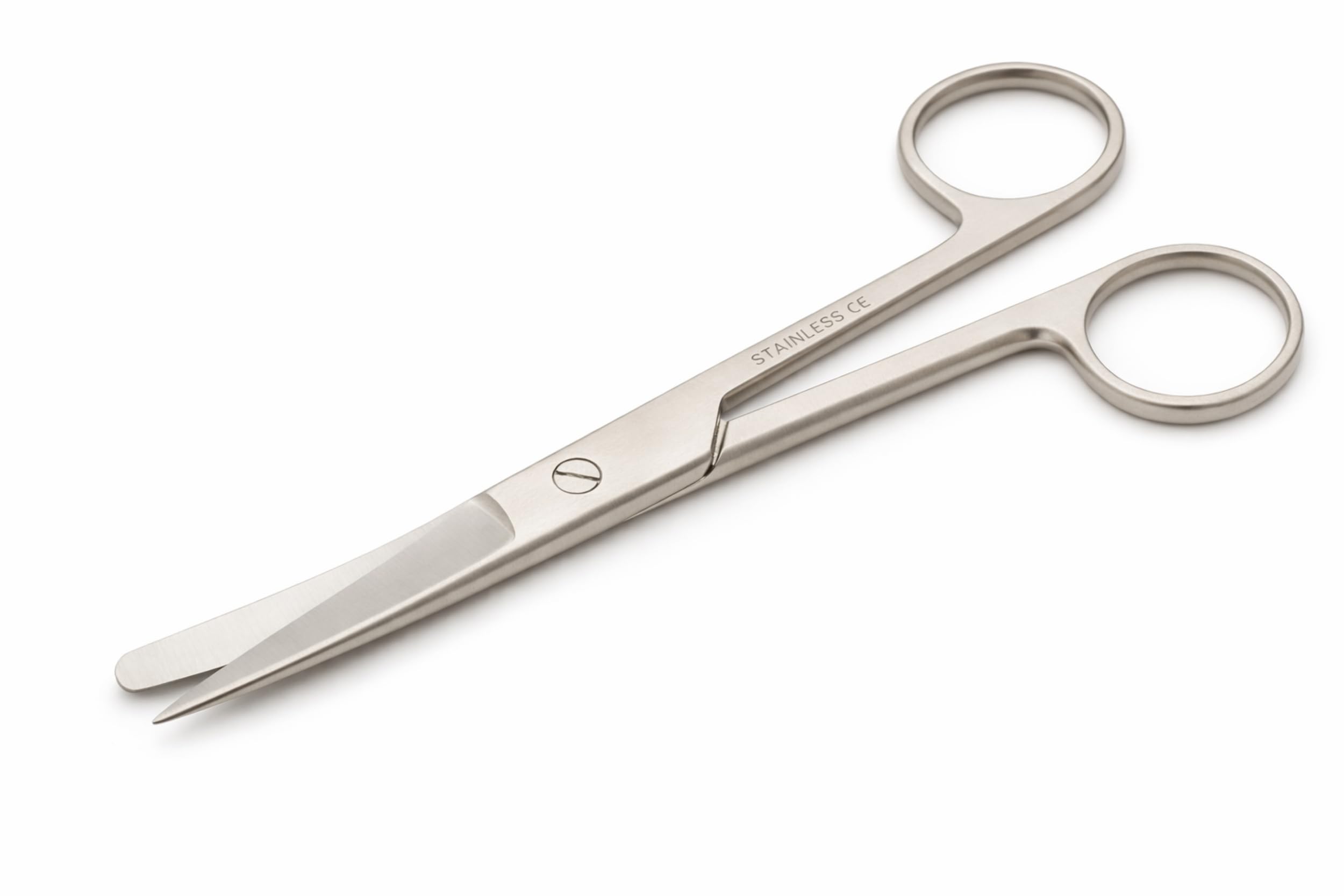INSGB - Quality Nursing Blunt/Sharp Dressing Scissors Brushed Stainless Steel Autoclavable