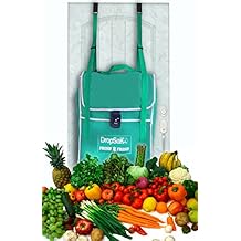 FIRST EVER Grocery Delivery DropSak Fresh - Front Door Hanging Thermal Soft Drop Box. Perfect for Amazon Fresh, Fresh Direct, Whole Foods, Peapod,etc.