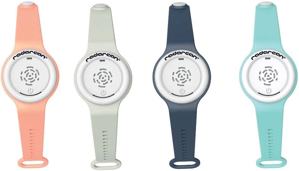 RADARCAN R-100 Plus Portable Electronic Mosquito Repeller, Premium ultrasonic Repellent Bracelet / Watch, Highly Effective. Eco-Friendly. Baby, Kids and Adults. All Outdoor Activities (Turquoise) : Garden & Outdoor