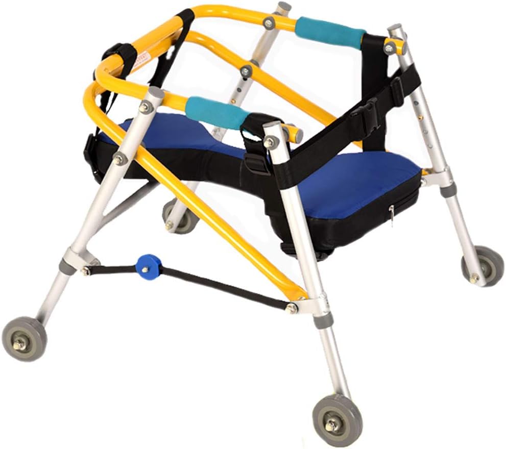 FLYSXP Walker Training Stand Directional Four-Wheeled Children's Walker Cerebral Palsy Walker Wheelchair (Size : XXXL)