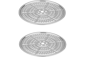 Pressure Cooker Canner Rack, Stainless Steel Canning Rack Steaming Tray for Pressure Canner Cooking Toast Baking 2PCS 28cm