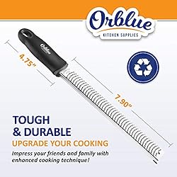 Orblue Lemon Zester & Cheese Grater - Premium