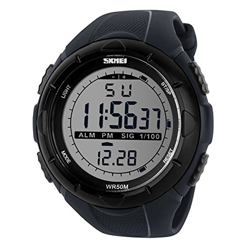 Skmei Trendy Sports Watch Student Watch Electronic Watch(9 styels) (Male Gray)