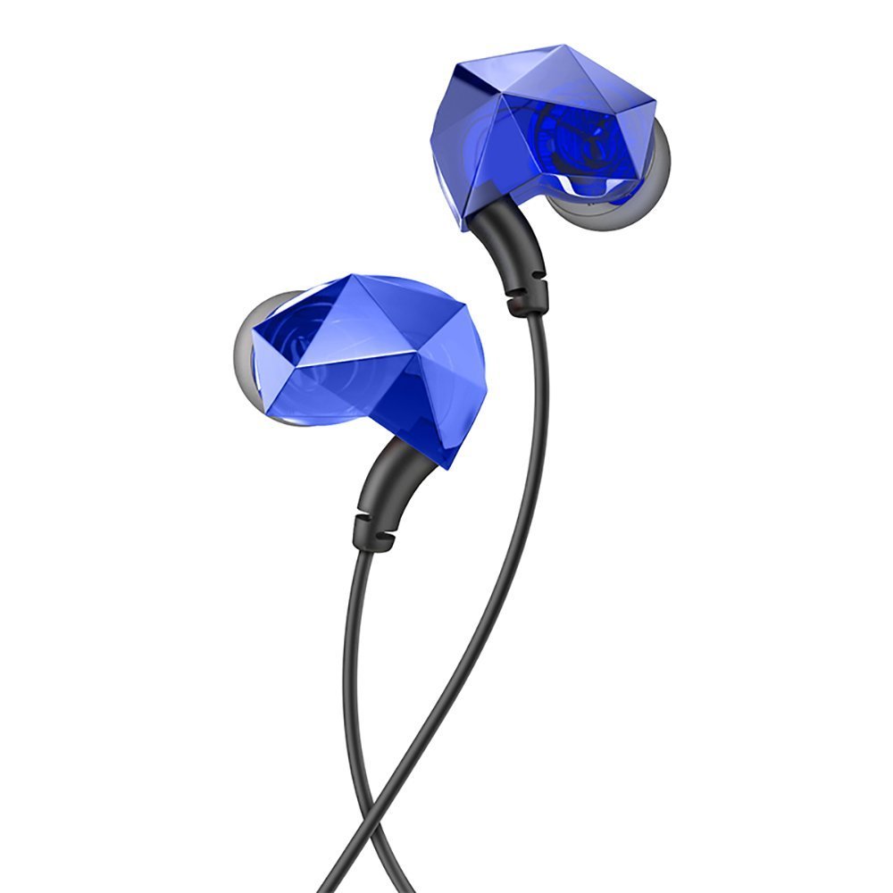 Pevor Wired in-Ear Earbuds Sports Earphones Bass Water Resistant Headphones with Mic Noise Cancelling for Smartphone iPad iPod MP3 HiFi Player