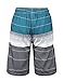Nonwe Men's Swimwear Quick Dry Striped Board Shorts