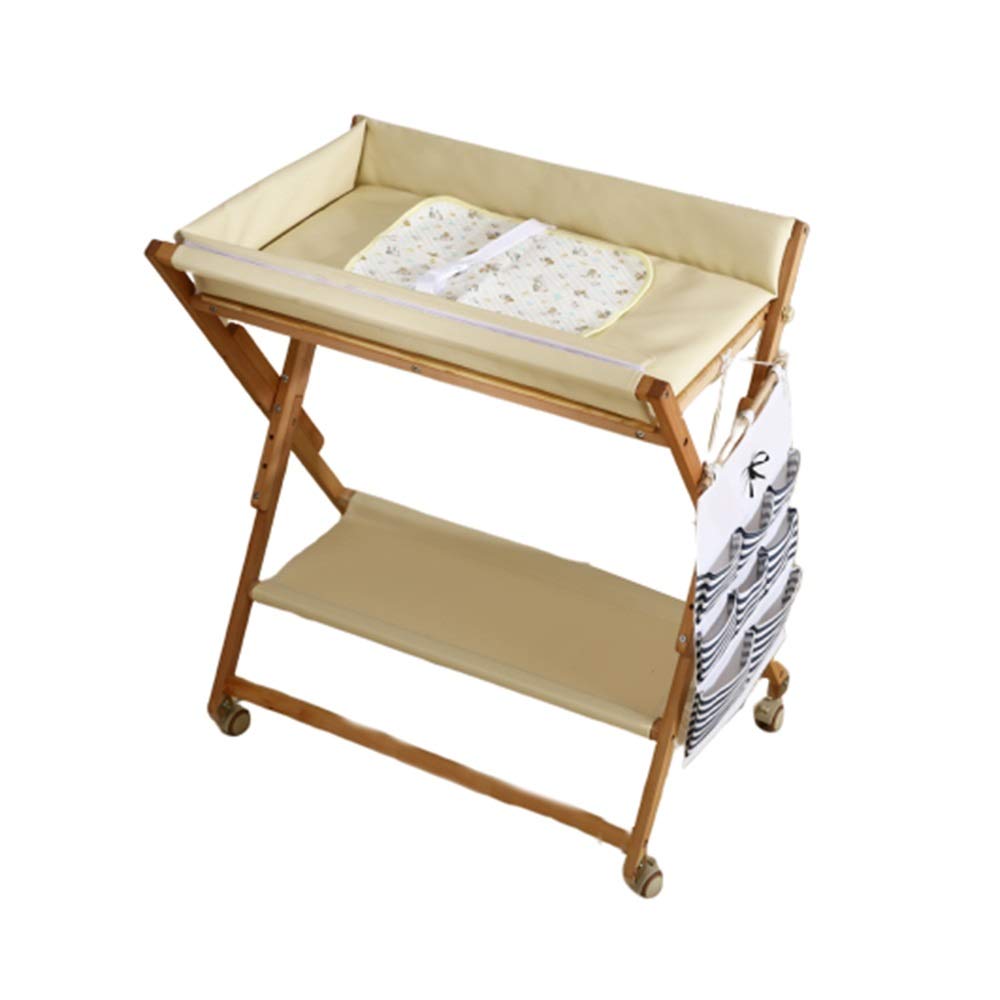 wooden baby changing table