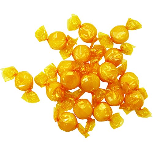 Butterscotch Hard Candy Individually Wrapped Candy Yellow Candy