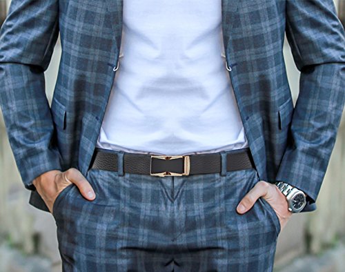 Men's belt, Iztor Genuine Leather belt with Buckle and Enclosed in Gift Box