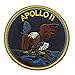 SOUTHYU 4 Pack NASA Space Apollo 11/13/17 Space Shuttle Mission Tactical Morale Patches Military Emblem Embroidered Badge, Hook and Loop Patch