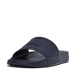 FitFlop EQ3399-040 iQUSHION Slides Midnight Navy US06