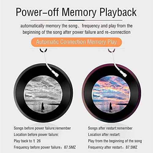 Arsvita Bluetooth FM Transmitter for Car, Radio Receiver / Audio