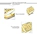 OPK Jewelry 18k Gold Plated Carving Ring Property in Chinese Adjustable