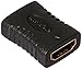 Amazon Basics HDMI Female to Female Coupler Adapter, 29 x 22mm, Black