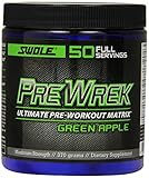 Swole Sports Nutrition Prewrek Pre-Workout Supplement, Green Apple, 370 Gram