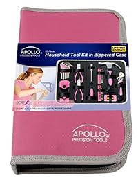 Apollo Tools 38 Juego de herramientas para el hogar en la funda con cierre