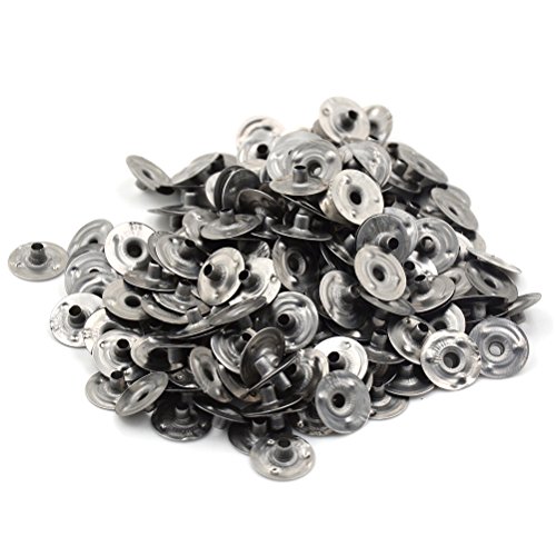 400 Pcs 0.5"(12.5 mm) Metal Candle Wick Sustainer Tabs Wick Tabs For Candle Making,Candle DIY BY DINGJIN