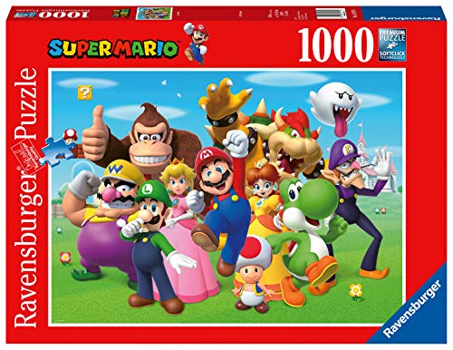 Ravensburger Puzzle 14970 - Super Mario - 1000 Teile Puzzle für Erwachsene und Kinder ab 14 Jahren, Puzzle-Motiv mit Mario, Yoshi, Donkey Kong