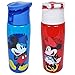 Disney 2 Pack Water Bottles Mickey & Minnie Mouse Tritan Hydro Flip Top Set