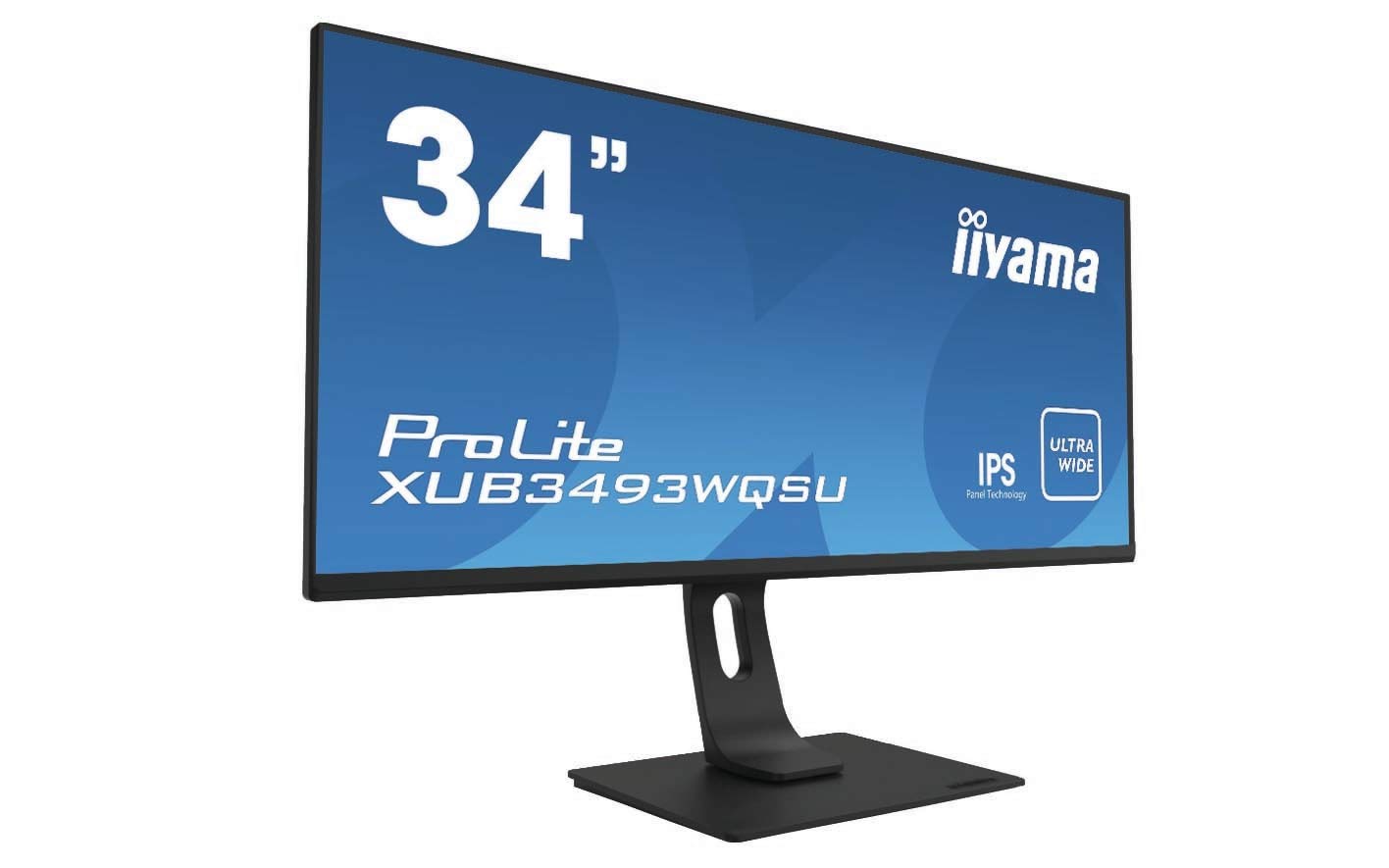 iiyama XUB3493WQSU-B1 34 Inch ADS-IPS with HDR,4ms,21:9 Ultra Wide 3440 x 1440 ,FreeSync ,400 cd/m² Brightness,2x HDMI,1 x DisplayPort,2 x USB,2 x 5W Speakers,HA Stand