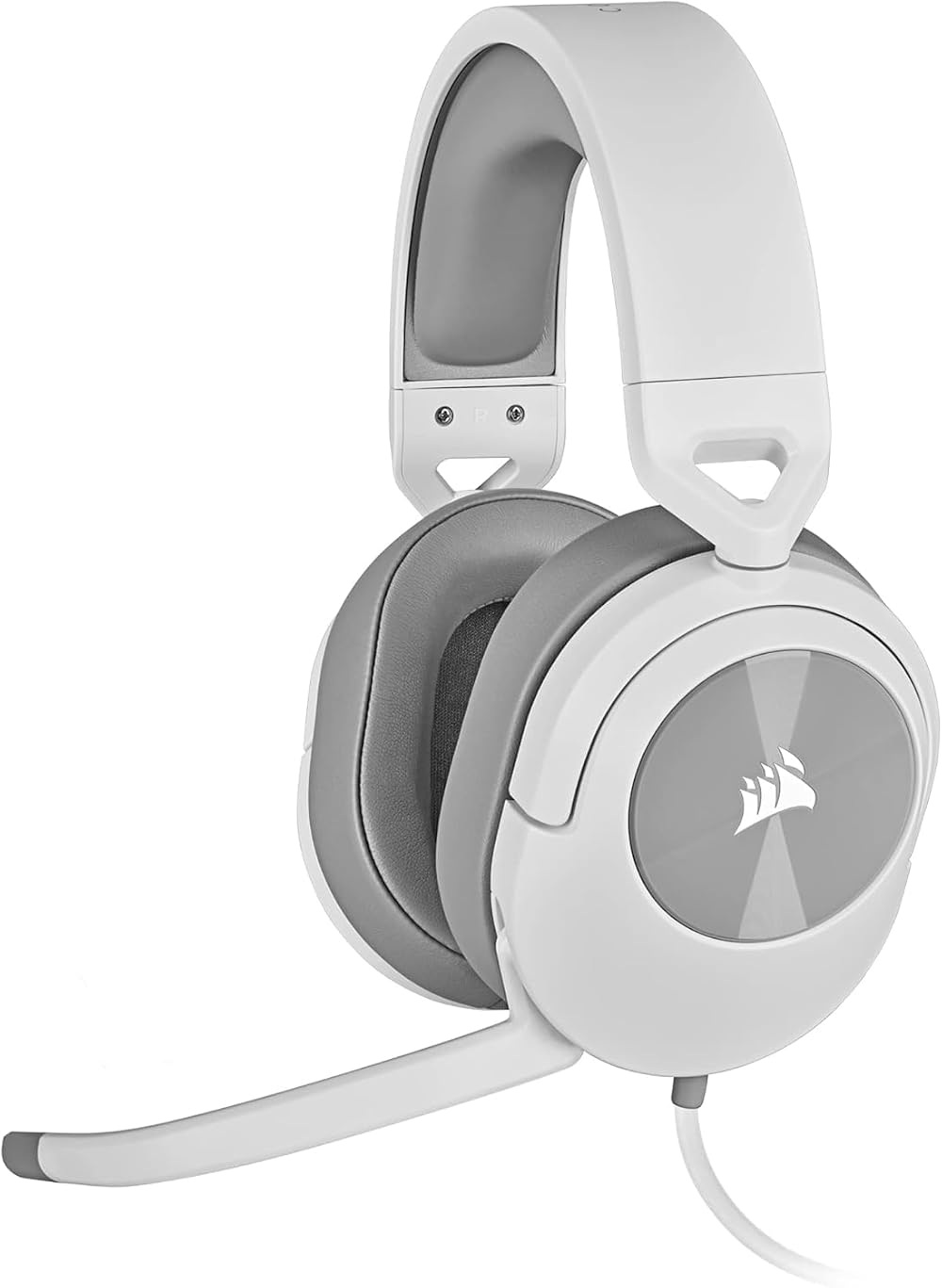 Corsair HS55 Surround Lightweight Wired Gaming Headset Dolby 7.1 White