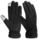Vbiger Warm Winter Gloves Waterproof Sports Driving Gloves Touch Screen Gloves with Soft Liner For Women