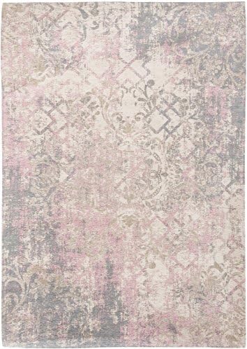 Louis de Poortere Babylon Alfombra, algodón, Gris/Rosa, 170 x 240 ...