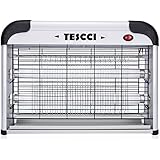 TESCCI - 20W Electronic Bug Zapper - Insect, Fly, Mosquito Killer and Zaps Other Insects Attracted by UV Light