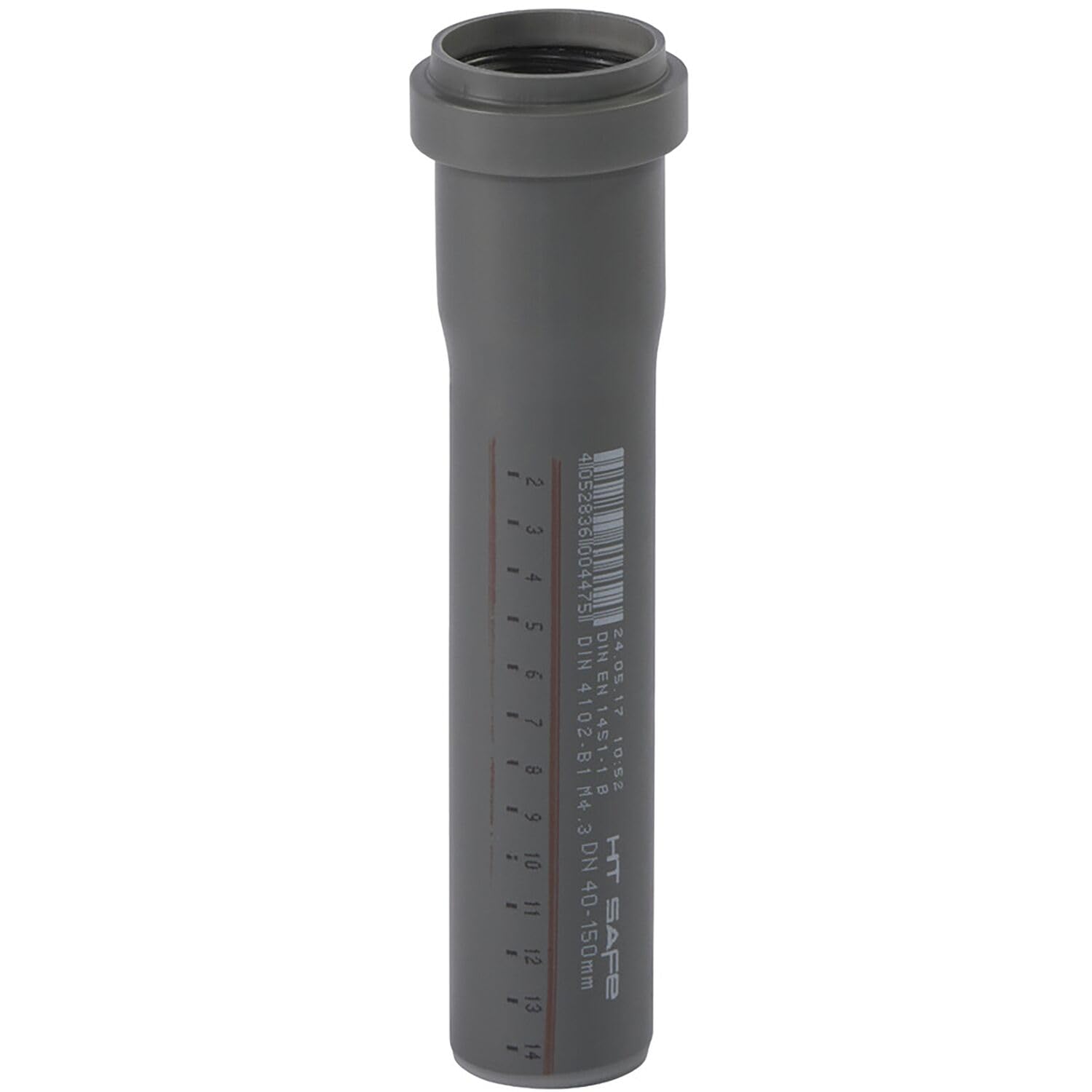 Ostendorf 171000 HTsafe tubing, Gray, DN40x150mm