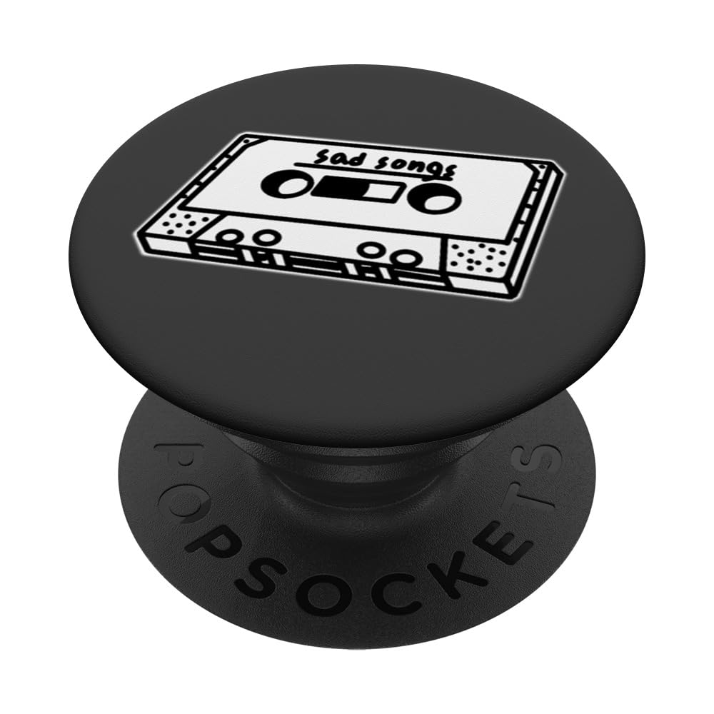 Sad Songs Cassette Tape PopSockets Adhesive PopGrip