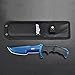 CIMA Multi-Color Fixed Blade Tactical Knife CS:GO Classic Knife,10.8 inch Overall (Blue)