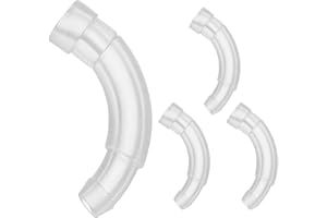 HONITANO 4pcs Hearing Aid Earmold Hook Replacement Parts, Ear Molds Connector for Hearing Aid, Accessories for DIY Repair and