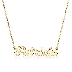 Ursteel Patricia Necklace, Custom Name Necklace