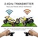 RC Racing Car, 2.4Ghz High Speed Remote Control Car, 1:18 2WD Toy Cars Buggy for Boys & Girls with Two Rechargeable Batteries for Car, Gift for Kids