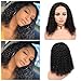 Quantum Love Brazilian Curly Virgin Human Hair Wigs Lace Front 4x4 Closure Wigs Glueless 150% Density Human Hair Wig for Women Natural Color