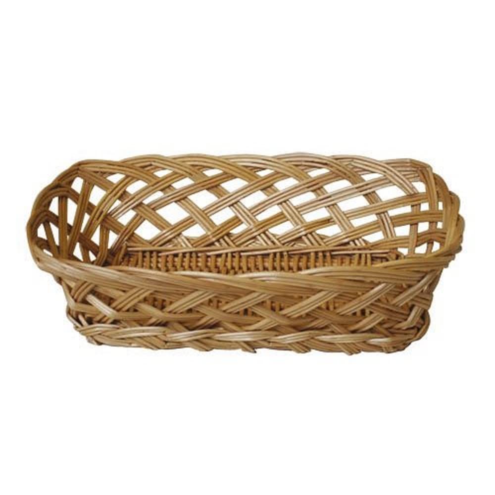 JVL 25.5 x 15.5 cm Steamed Willow Open Weave Basket