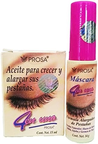 Combo Pack-Prosa Mascara For Enlarging Eyelashes 1 rimel con aceite de mamey oil Enlarging Eyelashes by Prosa
