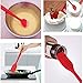 Silicone Spatula Set, 600ºF Heat-Resistant Slotted Spatulas, Flexible, Non-stick Rubber Spatula Baking Spatula Spoon Scraper (5, Multi)