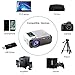 Projector Mini LED Video Projector Home Theater Supporting 1080P Compatible with HDMI/USB/TF Card/VGA/AV and Smartphone (E500-Android System)thumb 3