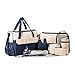SoHo Animals Diaper Tote Bag 10 Pc, Elephants Blue