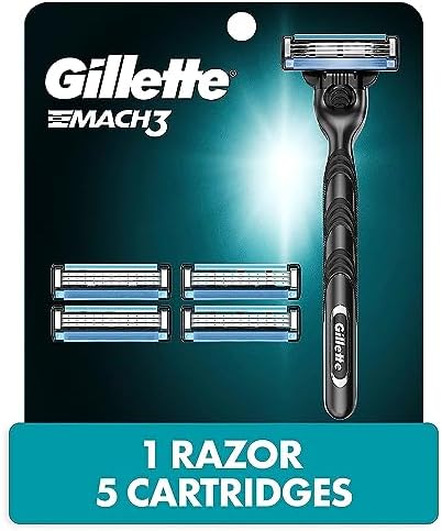 Mach 5 Razor Saudi سعر Gillette Mach3 Men's Razor Handle + 5 Blade Refills فى السعودية ...
