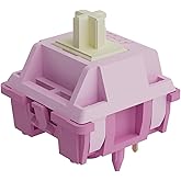 Akko V3 Creamy Purple Pro Keyboard Switch for Mechanical Gaming Keyboard, 5-Pin 30gf Tactile Switches Pre-Lubed Key switches(45pcs)