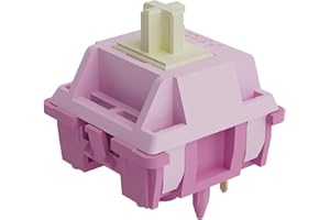 Akko V3 Creamy Purple Pro Keyboard Switch for Mechanical Gaming Keyboard, 5-Pin 30gf Tactile Switches (45pcs)