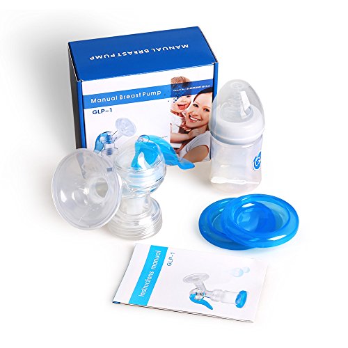 Gland Breast Pump Manual for Breastfeeding, BPA Free, Portable Traveling