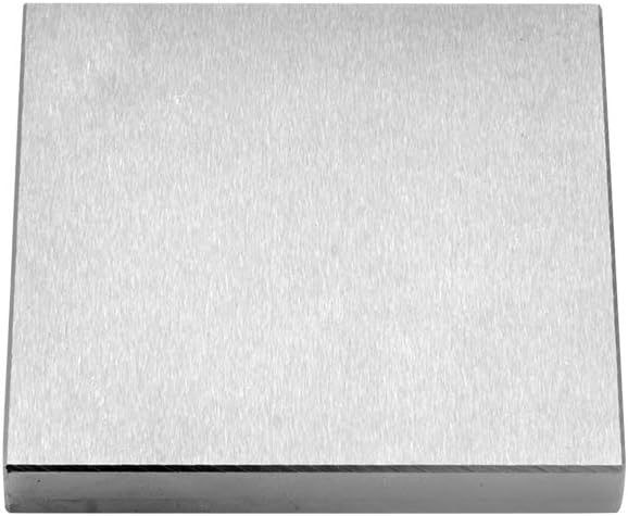 Oudtinz 4x4x1/2 Steel Bench Block Jewelry Stamping Metalworking Anvil P20 Steel