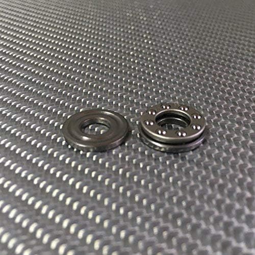 Axial Deep Groove Ball Bearings Chrome Steel 6 x 14 x 5 mm Partcore F6-14M 180006