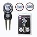 Team Golf NFL New York Giants Divot Tool Pack With 3 Golf Ball Markers Divot Tool with 3 Golf Ball Markers Pack, Markers are Removable Magnetic Double-Sided Enamel