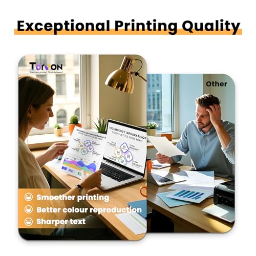 Torvon PG-575XL 575XL Black Cartridges Compatible for Canon 575XL Black PG575XL Cartridges for Canon Pixma TS3550i TS3551i TS3750i TS3751i TS3752i TR4750i TR4751i TR4755i TR4756i (2-575 x-large black)