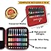Lighted Crochet Hooks with Case - Value Pack 9/pkg Set with Bonus Lighted Seam Ripper - LED Lite Hooks - Ergonomic Needles for Arthritic Hands - Set of 9 Hooks Size 2,5mm to 6,5mm (Red)