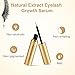 Eyelash Growth Serum - 100% Natural Eyelash Eyebrow Enhancer Lash Growth Serum give you Longer and Thicker Eyelash, Fuller and Healthier Eyebrow - 3ml - No more False Eyelashes & Eyebrow Tattooing